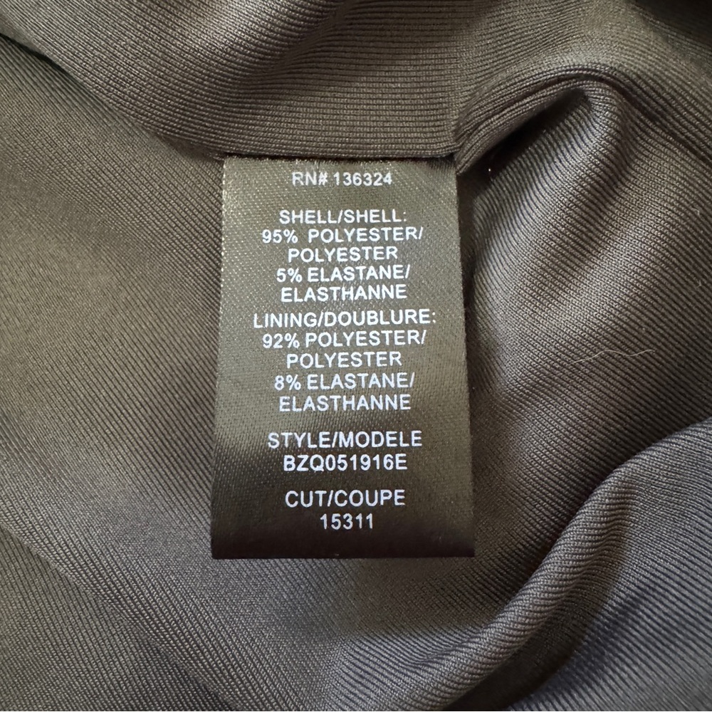 Halston Heritage Small Silver Sequin Mini Dress ~… - image 6